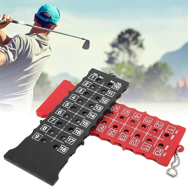 Portable Golf Bar 18 Hole Scoring Device With Keychain