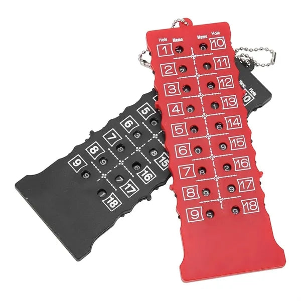 Portable Golf Bar 18 Hole Scoring Device With Keychain