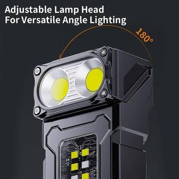 Rechargeable Digital Power LED Light Flashlight