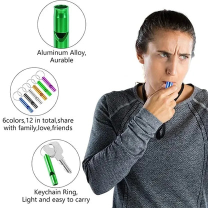 Extra Loud Emergency Whistle Keychain