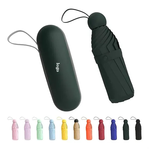 Mini Windproof Sun & Rain Pocket Umbrella