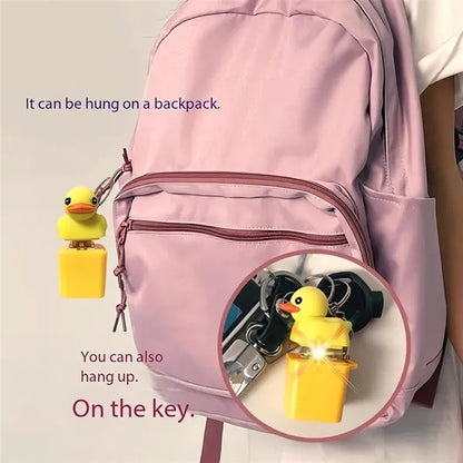 Little Yellow Duck Decompression Button Sound Pendant