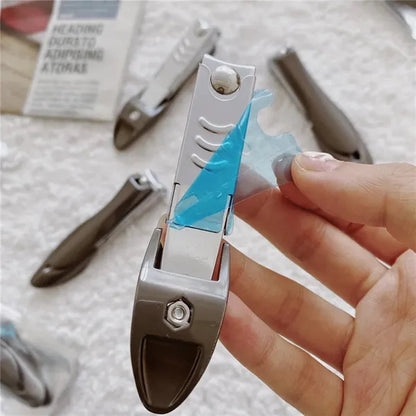 Anti-Splash Craft Manicure Stainless Steel Nail Clipper