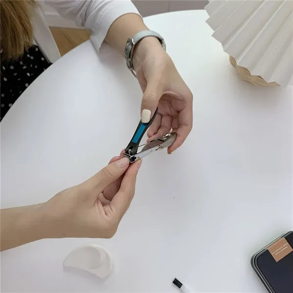 Anti-Splash Craft Manicure Stainless Steel Nail Clipper