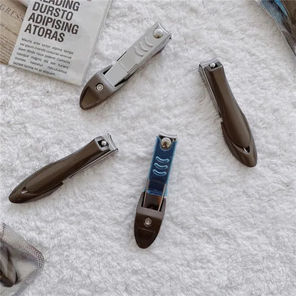 Anti-Splash Craft Manicure Stainless Steel Nail Clipper
