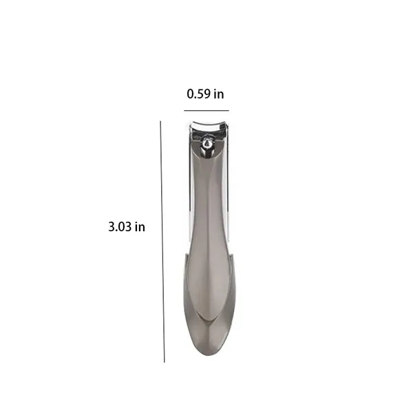 Anti-Splash Craft Manicure Stainless Steel Nail Clipper