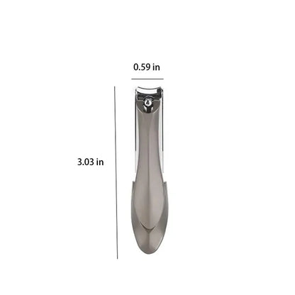 Anti-Splash Craft Manicure Stainless Steel Nail Clipper