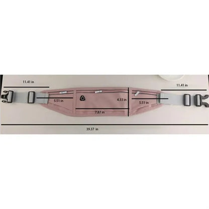 Adjustable Sweatproof Running Belt with Elastic Strap