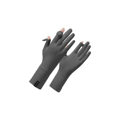 UPF 50+ Sun Protection Mesh Palm Touchscreen Driving Gloves