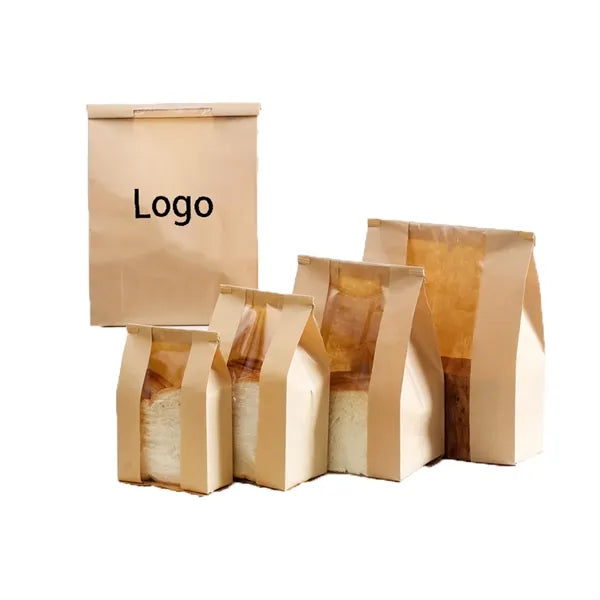 Reinforced Natural Kraft Bread  Bag