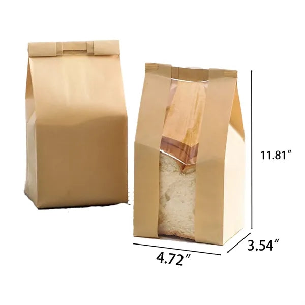 Reinforced Natural Kraft Bread  Bag