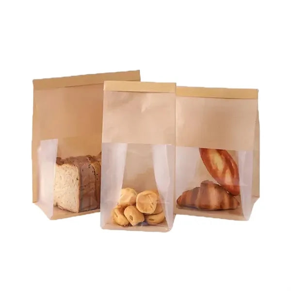 Reinforced Natural Kraft Bread  Bag