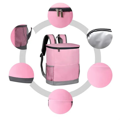 Insulated Backpack Bag Cooler Super Capacity Insulation