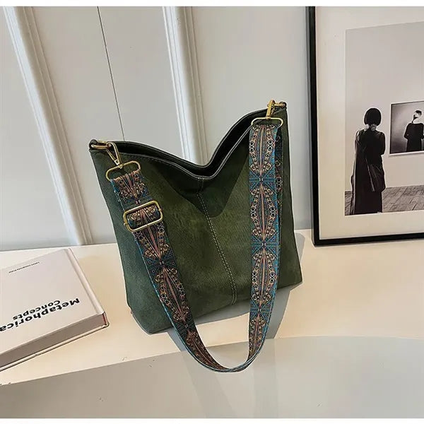 Vintage Smooth Solid Color PU Leather Shoulder Sling Bag