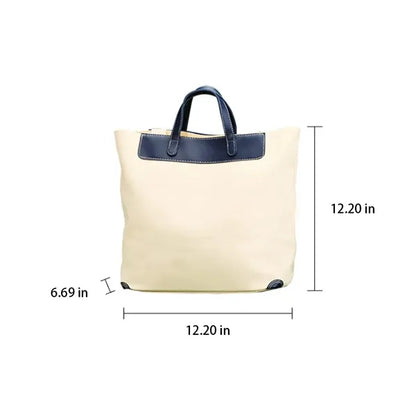 Durable Versatile Large Capacity Casual Canvas Tote Bag