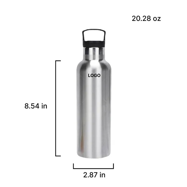 66oz Stainless Steel Vacuum Bottle with Handle