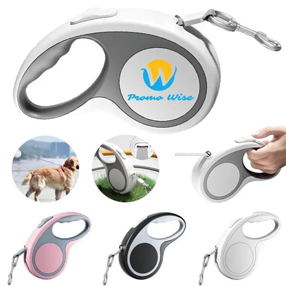 Reflective Durable Retractable Dog Leash with Safety Brake