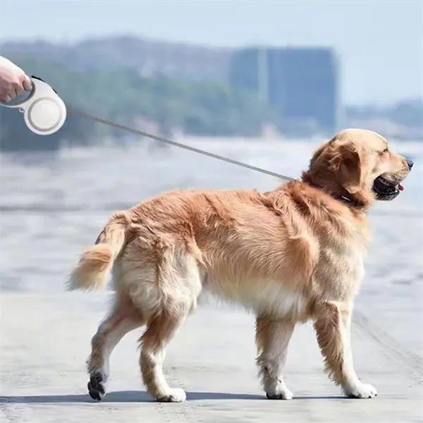 Reflective Durable Retractable Dog Leash with Safety Brake