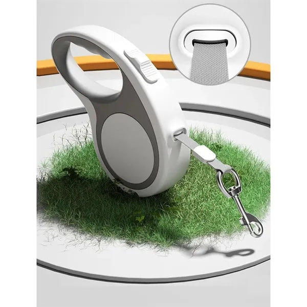 Reflective Durable Retractable Dog Leash with Safety Brake