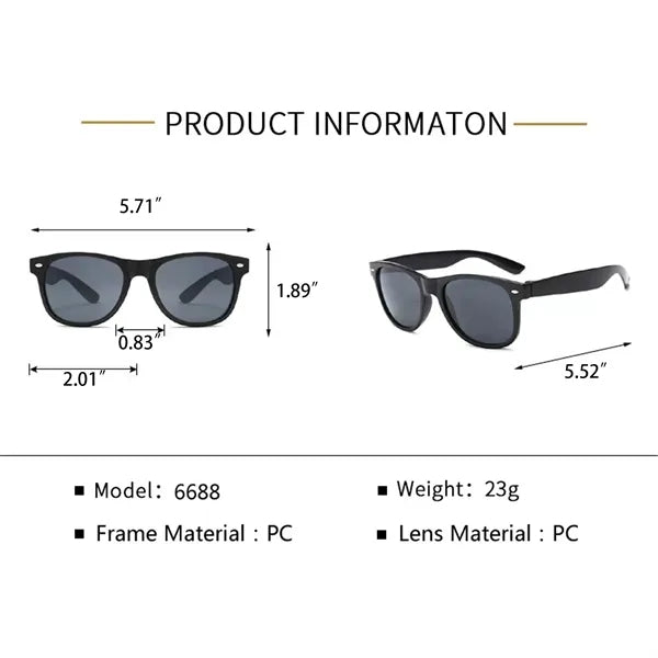 Custom Logo Sunglasses For Brand Promotion