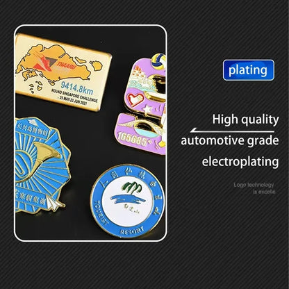 Customizable Medal With Logo, Shape, Size, and Color Options