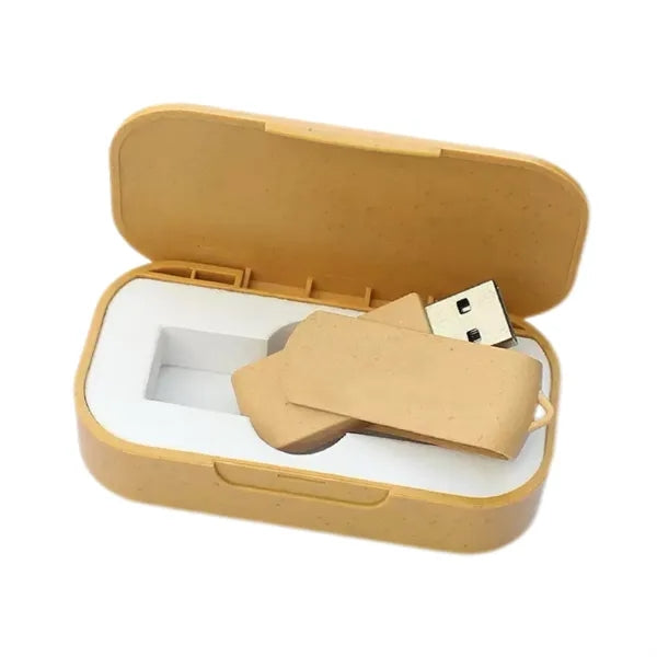 Wheat Straw Usb 3.0 Flash Drive