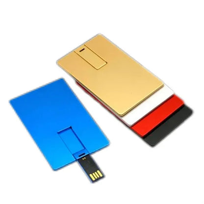 Aluminum Alloy Card - Shaped Usb Flash Drive