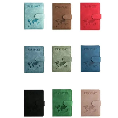 Magnetic Closure Rfid-Blocking Passport Holder