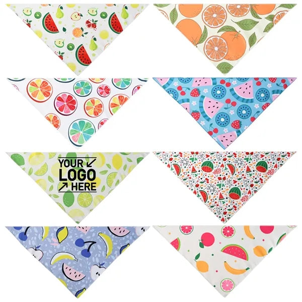 Pet Bandana With Triangle Towel