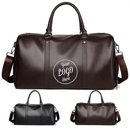 Leather Multi-Functional Gym Travel Tote Bag