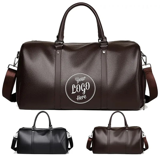 Leather Multi-Functional Gym Travel Tote Bag