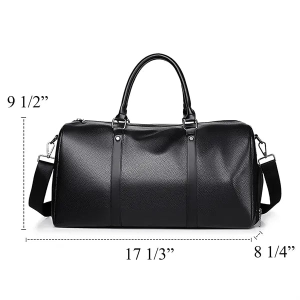 Leather Multi-Functional Gym Travel Tote Bag