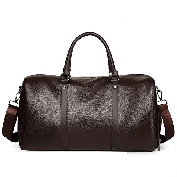 Leather Multi-Functional Gym Travel Tote Bag