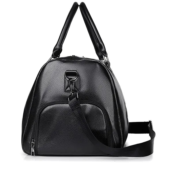 Leather Multi-Functional Gym Travel Tote Bag