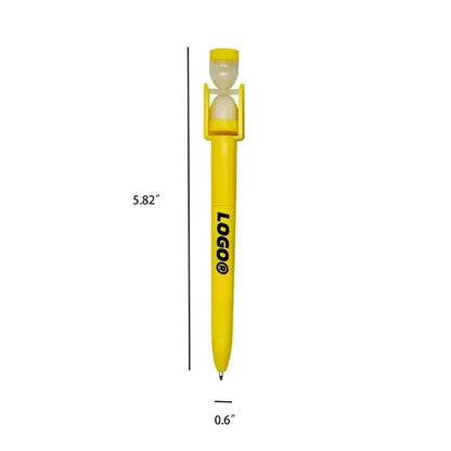 Creative Hourglass Timer Ballpoint Pen For Promotion