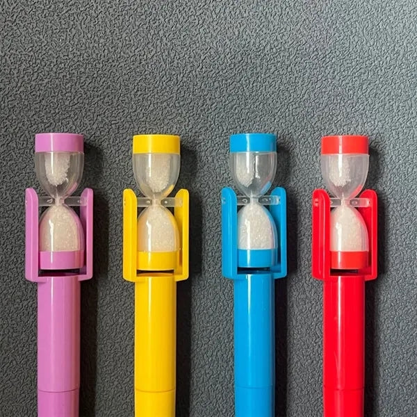 Creative Hourglass Timer Ballpoint Pen For Promotion