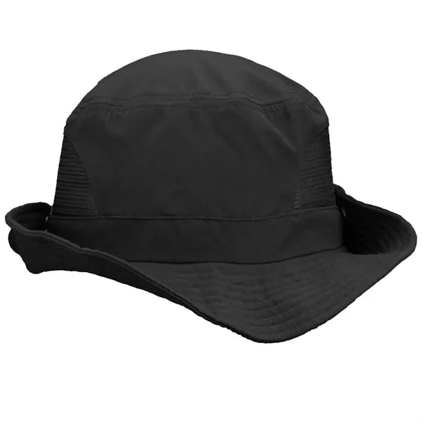 Foldable Polyester Bucket Hat with Mesh
