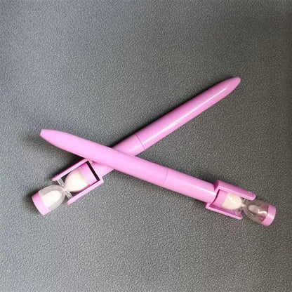 Creative Hourglass Timer Ballpoint Pen For Promotion