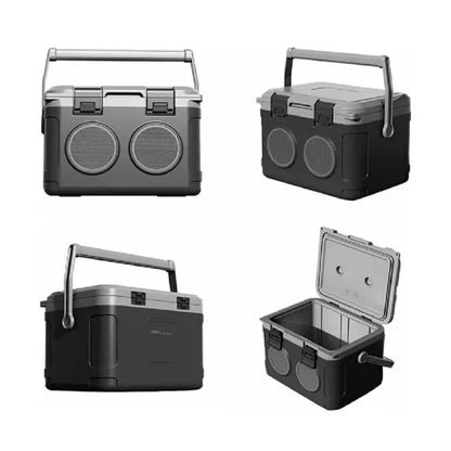 Portable Cooler with Integrated Bluetooth Speakers