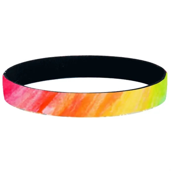 Custom Full Color 1/2" Neoprene Wristbands