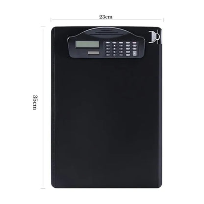 Clipboard with Integrated Calculator & Digital Display