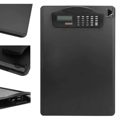 Clipboard with Integrated Calculator & Digital Display