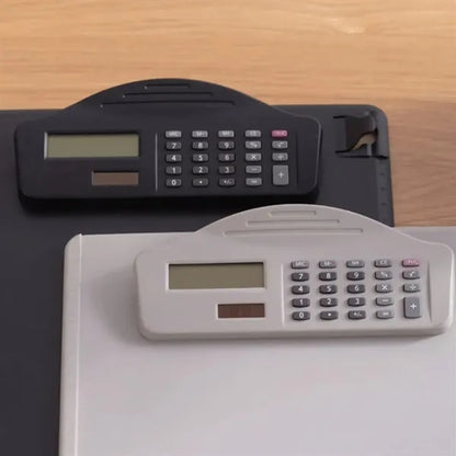 Clipboard with Integrated Calculator & Digital Display