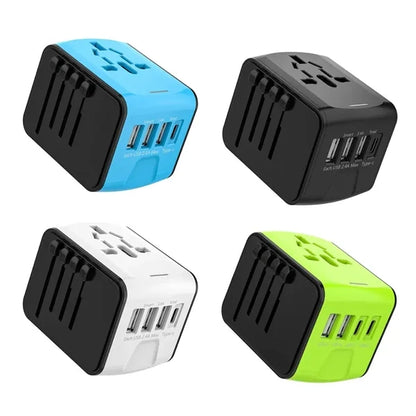 Universal Travel Adapter with USB Charging Ports