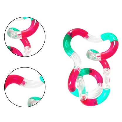 Colorful Tangle Fidget Toy for Stress & Focus