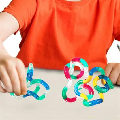 Colorful Tangle Fidget Toy for Stress & Focus