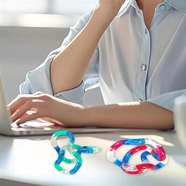Colorful Tangle Fidget Toy for Stress & Focus