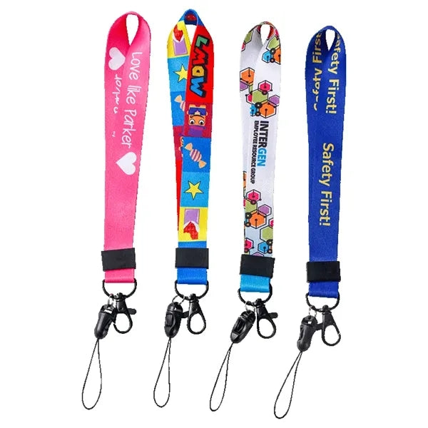 Custom Full Color Short Lanyards