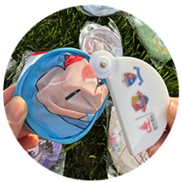 2-in-1 Transformable Compact Flying Disc Hand Fan