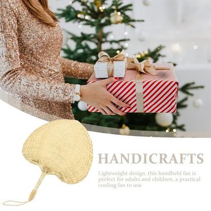 Eco-Friendly Lightweight Handwoven Bamboo Handheld Fan